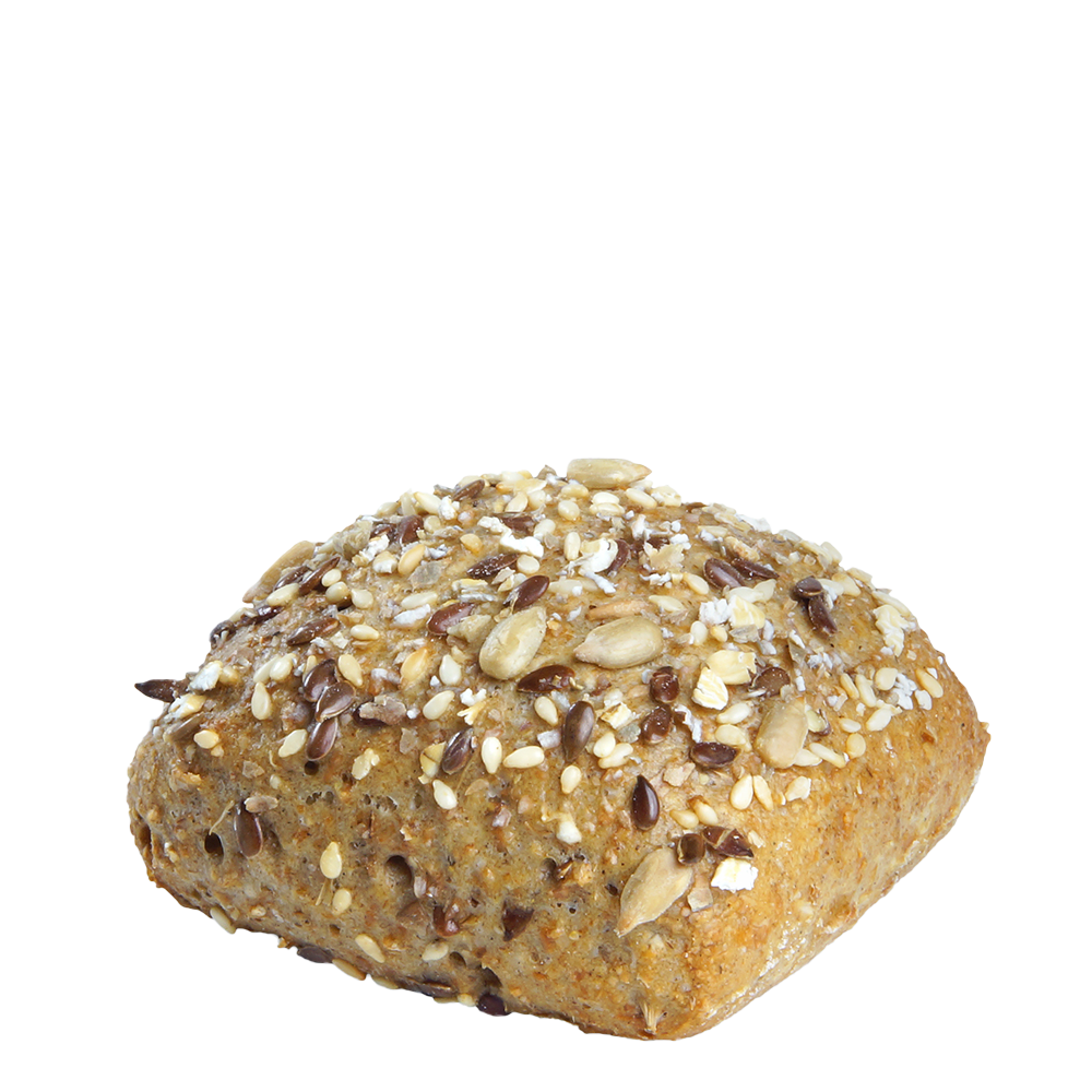 PB Multi-crain dinner roll Mehrkornbrötchen. Vorgebacken, tiefgekühlt