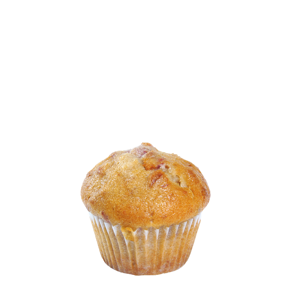 DF Mini Muffin rasperry Produit de boulangerie. Muffin aux framboises. Prêt à manger après décongélation