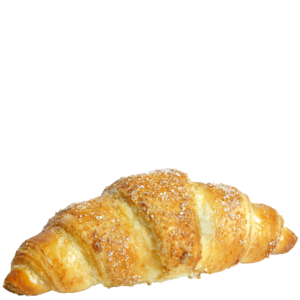 PC Croissant spelt UrDinkel Gipfelteigling mit Butter. Vorgegart und tiefgekühlt.